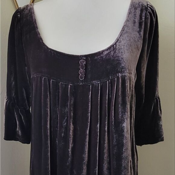 See by Chloe brown velvet dress - Picture 4 of 7